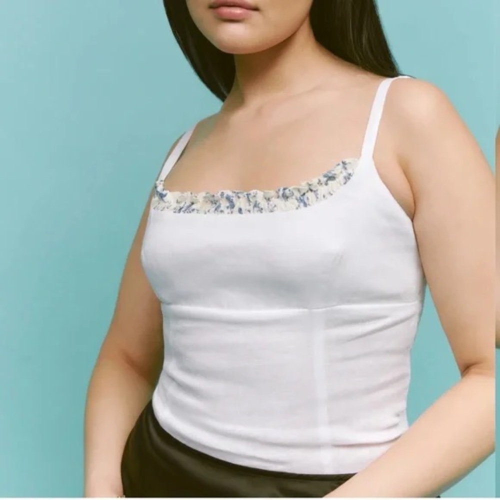 Reformation Cari Linen Top
